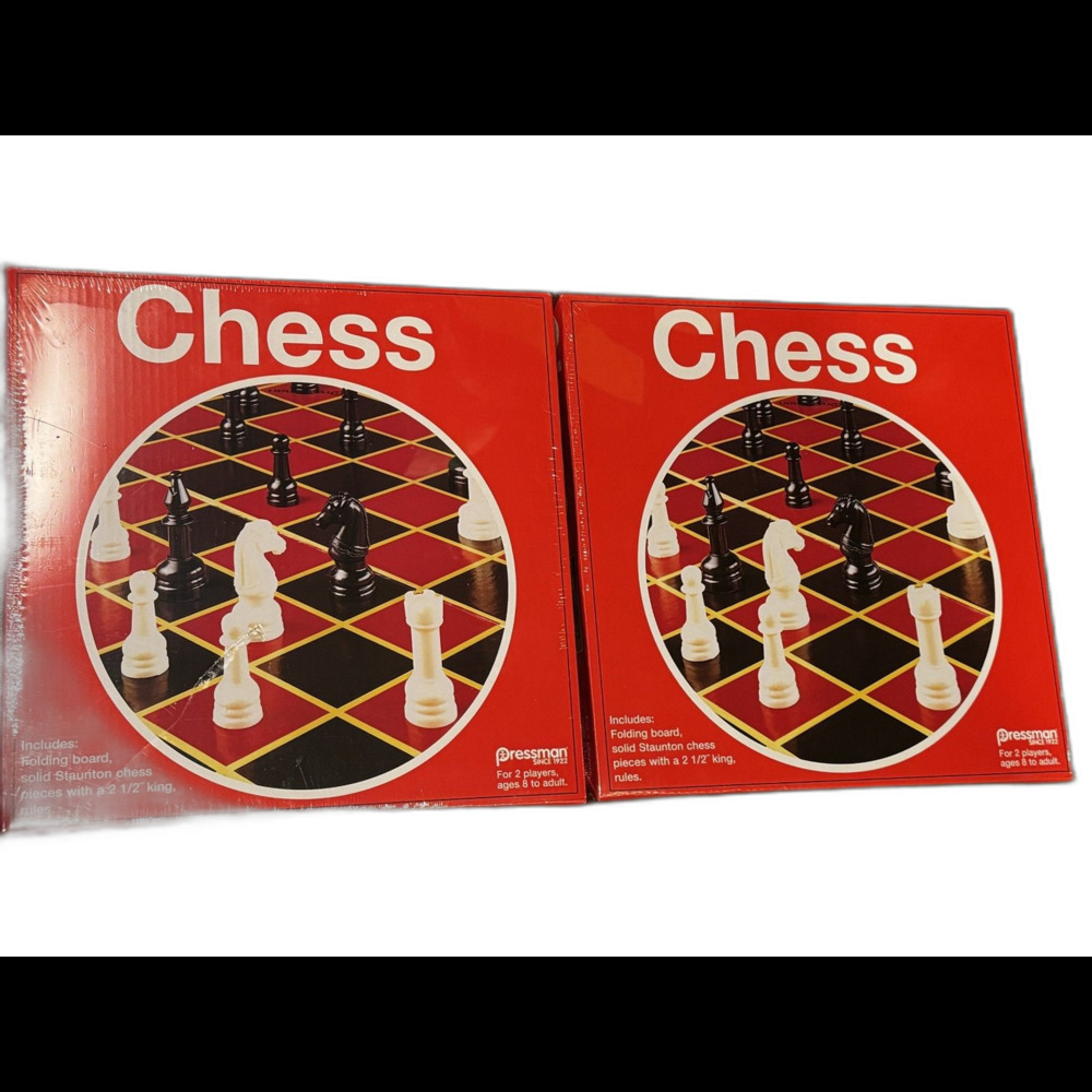 Pressman Chess Set (TWO Sets, Sealed)